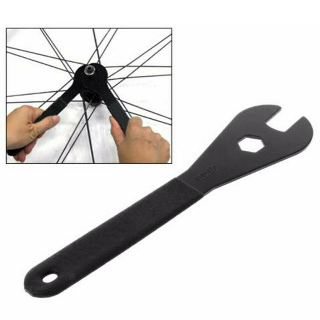 Bike Hub Cone Wrench  Wheel Axle Pedal Spanner Repair Tool 13-19 Mm - 19mm