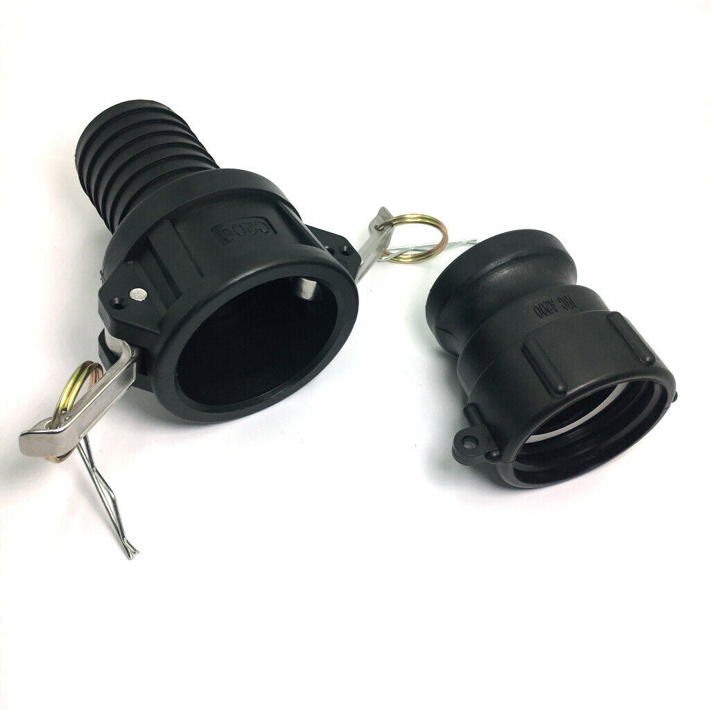 Ton Barrel Joint 60mm Inner Coarse Tooth 2'' male + Female Adapter 50mm