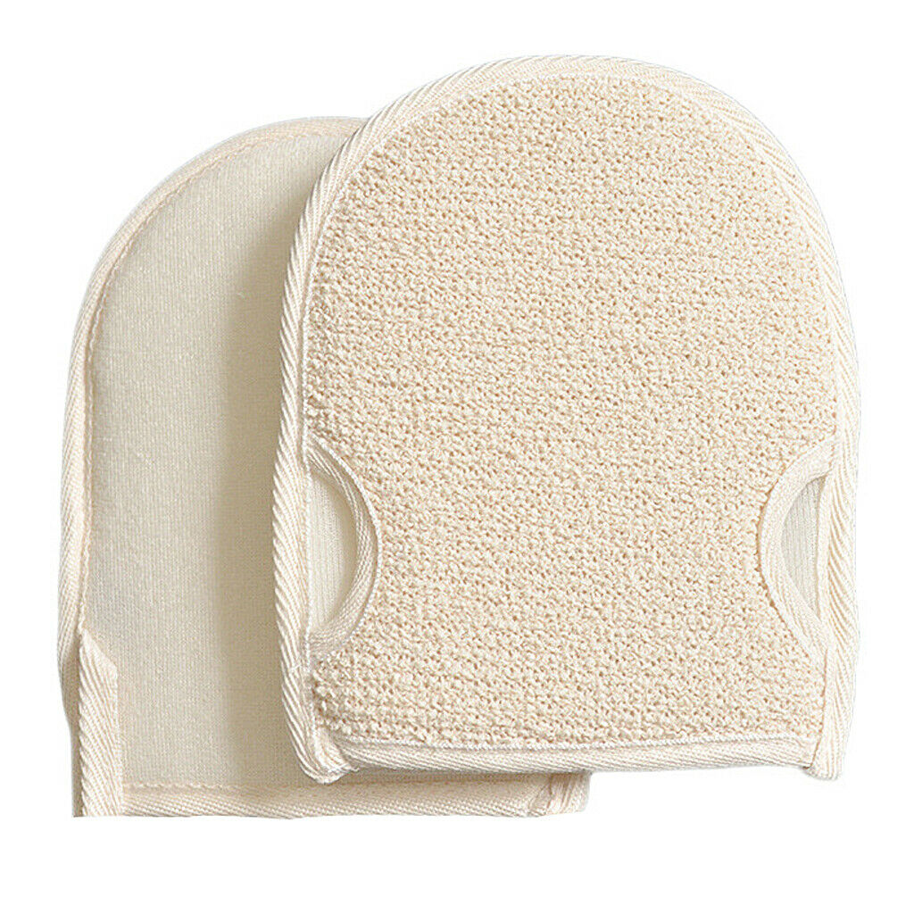 Bath-Scrubbing Gloves Massage Shower Mitts Washable Spa Cloth Deep Clean