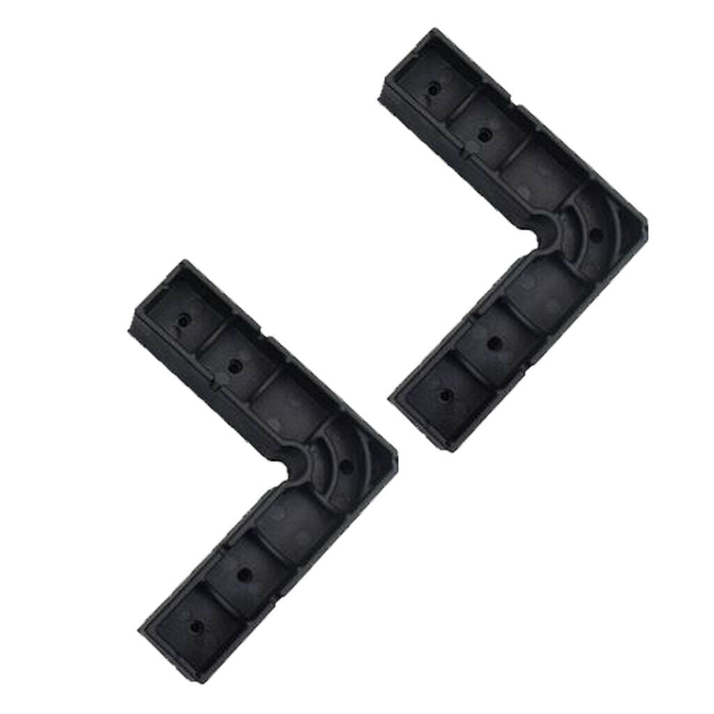 2pcs 90 Deg L-Shape Square Right Angle Clamps Corner Clamping Ruler Plastic