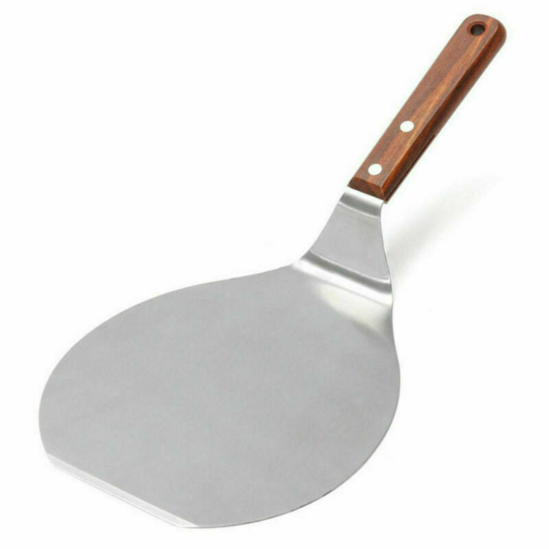 13'' Stainless Steel Pizza Peel Shovel Baking Tray Spatula Cake Lifter Paddle