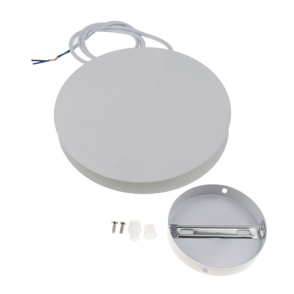 Iron Round Modern Shade Chandelier Ceiling Hanging Lamp LivingRoom E14 White