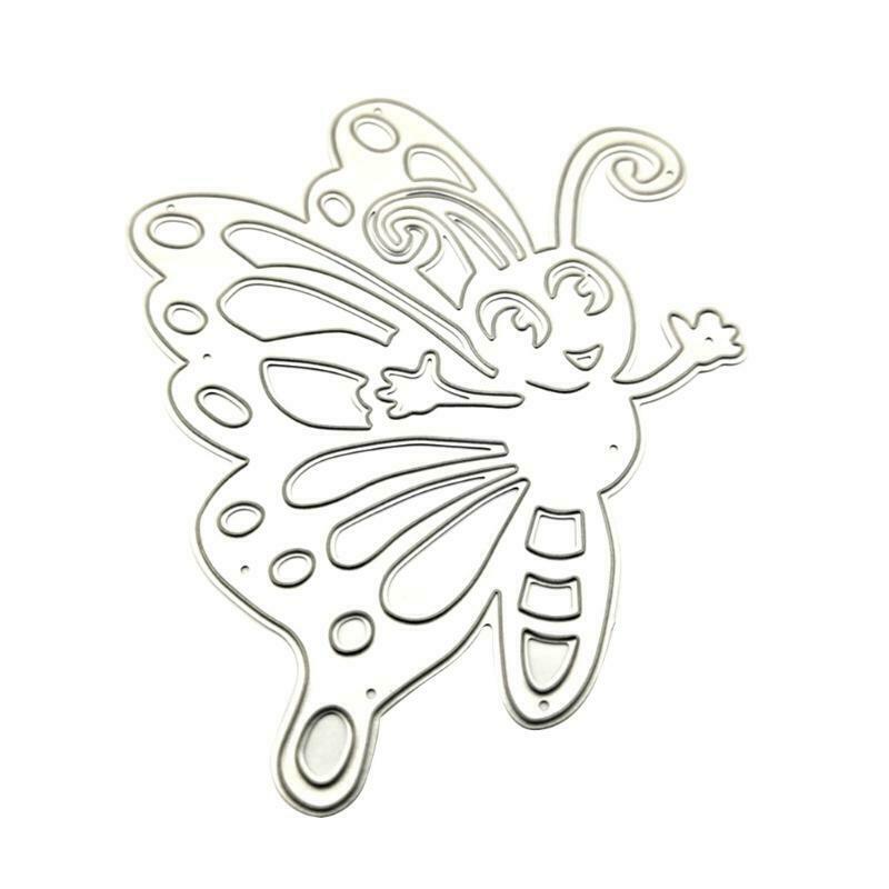 Greeting Cartoon Butterfly Carbon Steel Cutting Dies DIY Scrapbooking Photo