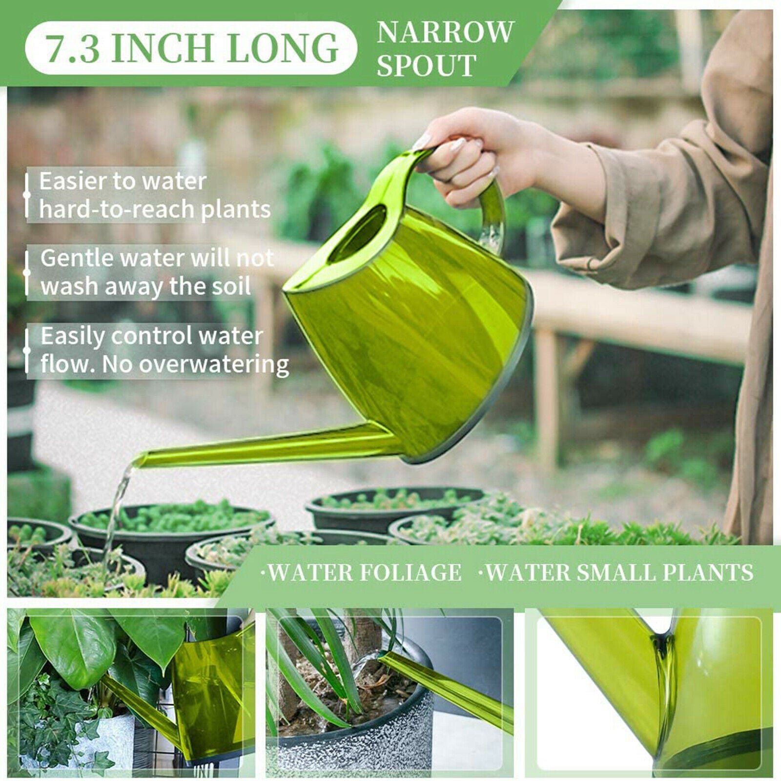 1.4L Handheld Plant Mister Spray Bottle Watering Can Gardening Disinfection