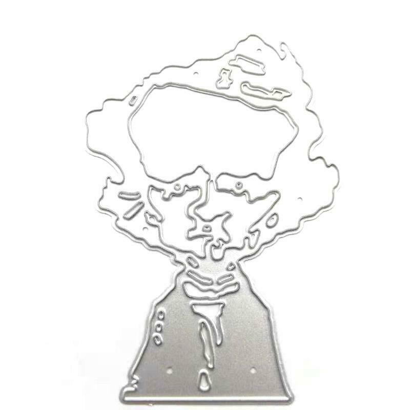 Man Metal Cutting Dies Stencil DIY Scrapbooking Album Paper Card Template Mold