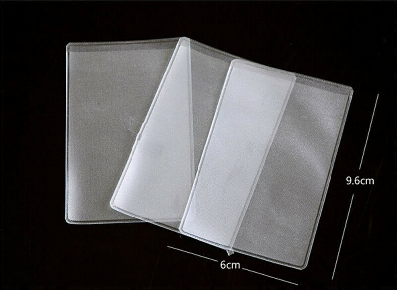 Reliable 10X Soft Plastic Clear Credit Card Protector Dustproof Waterpr.l8