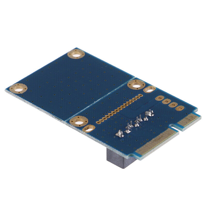 1Pc mSATA PCI-e Express SATA SSD Slot To 7 Pin SATA HDD Convert Card Adap.l8