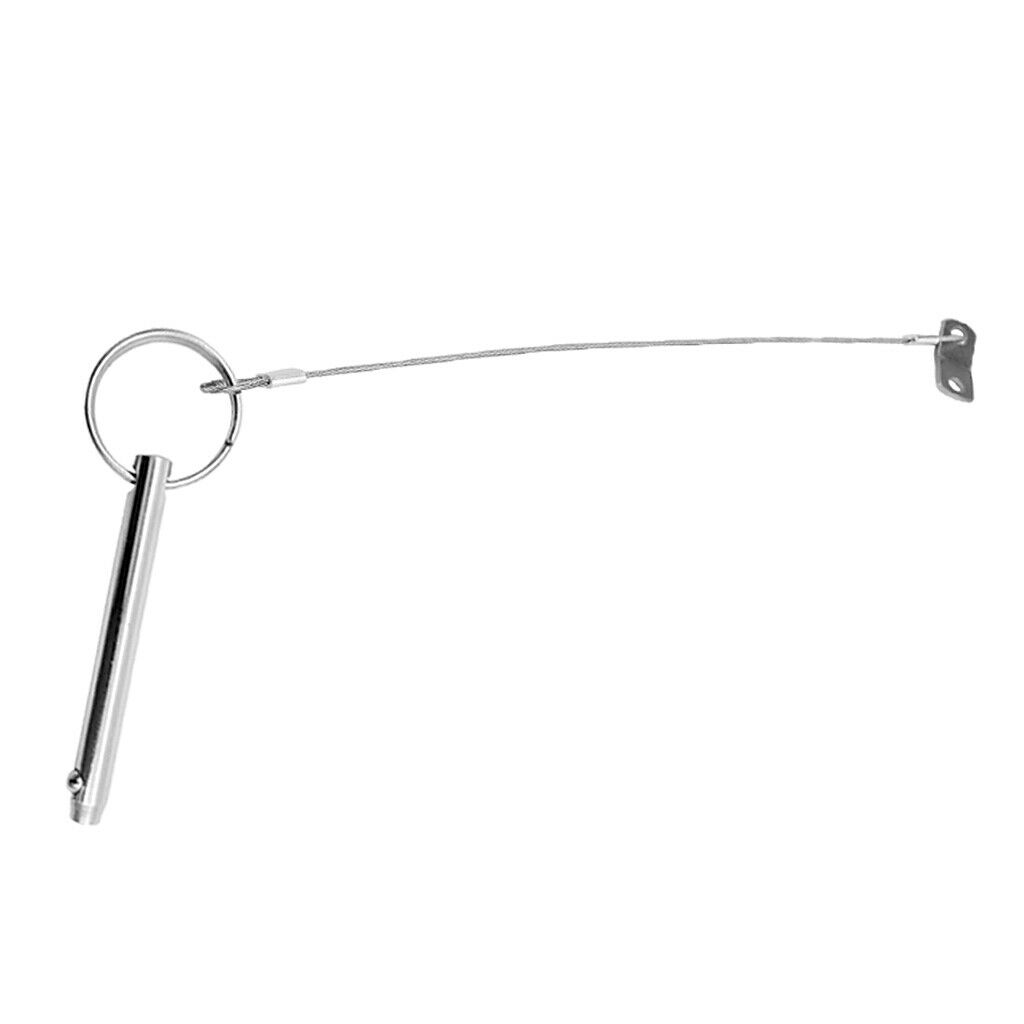 Marine Boat Bimini Top 316 Stainless Steel Pin with 240mm Lanyard