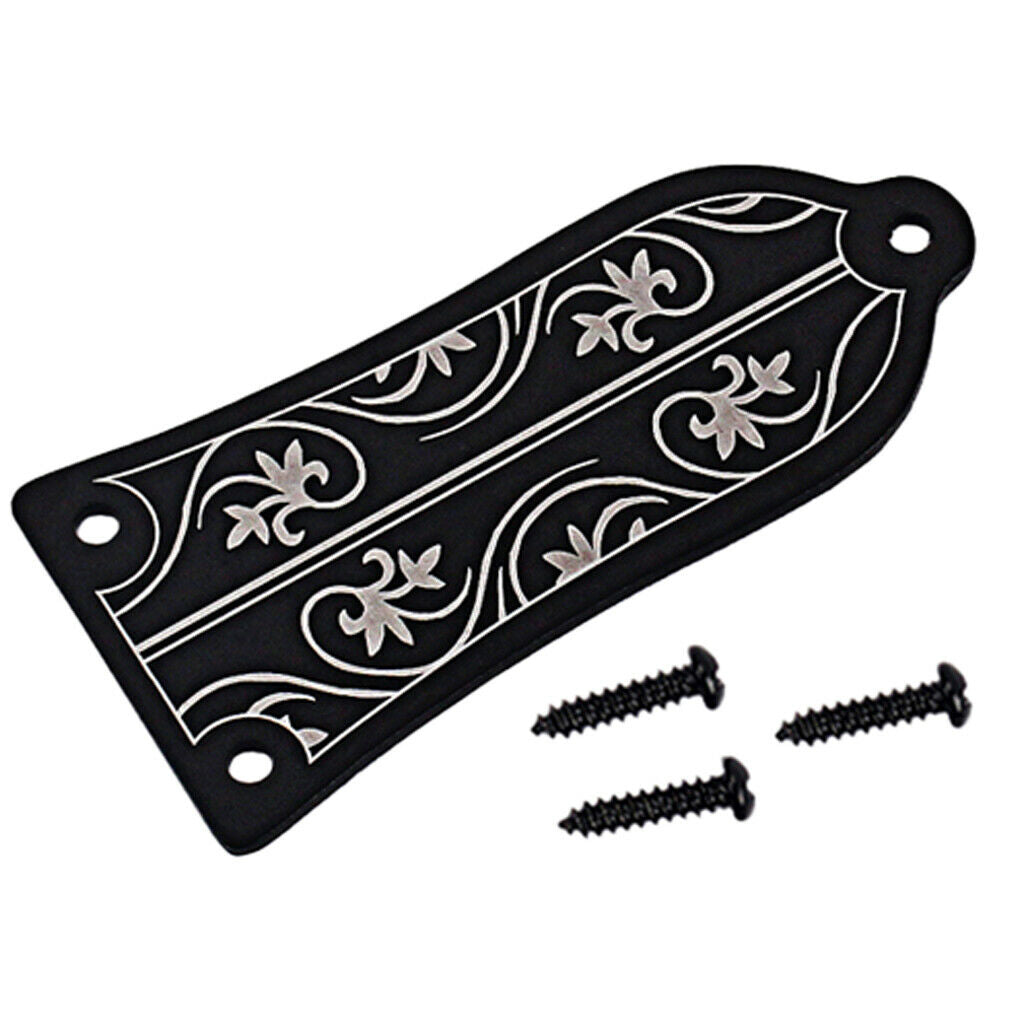 Alloy DIY Truss Rod Cover Plate Bell Shape with Screw for Guitars Parts