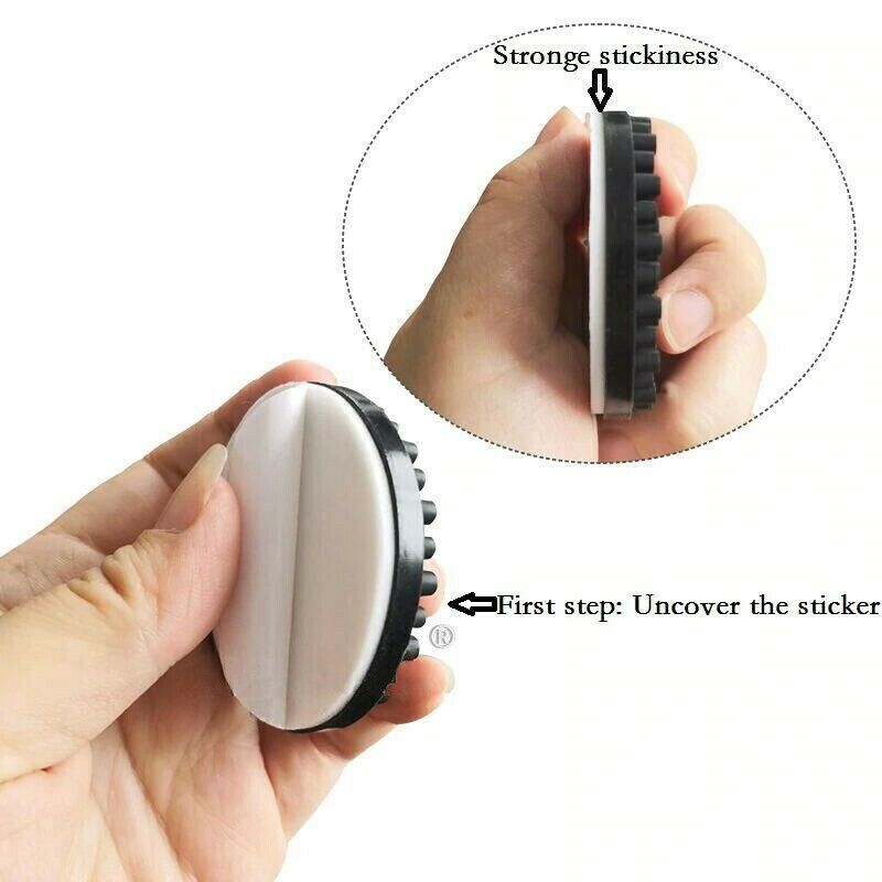 Rubber Isolation Stand Feet Pads Turntable Record Player Vibration Reducer 4 PCS