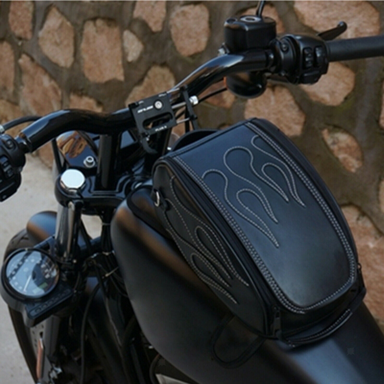 Toolkit Bag Leather Motorcycle Gas Tank Cover Panel Bag Accessories Durable