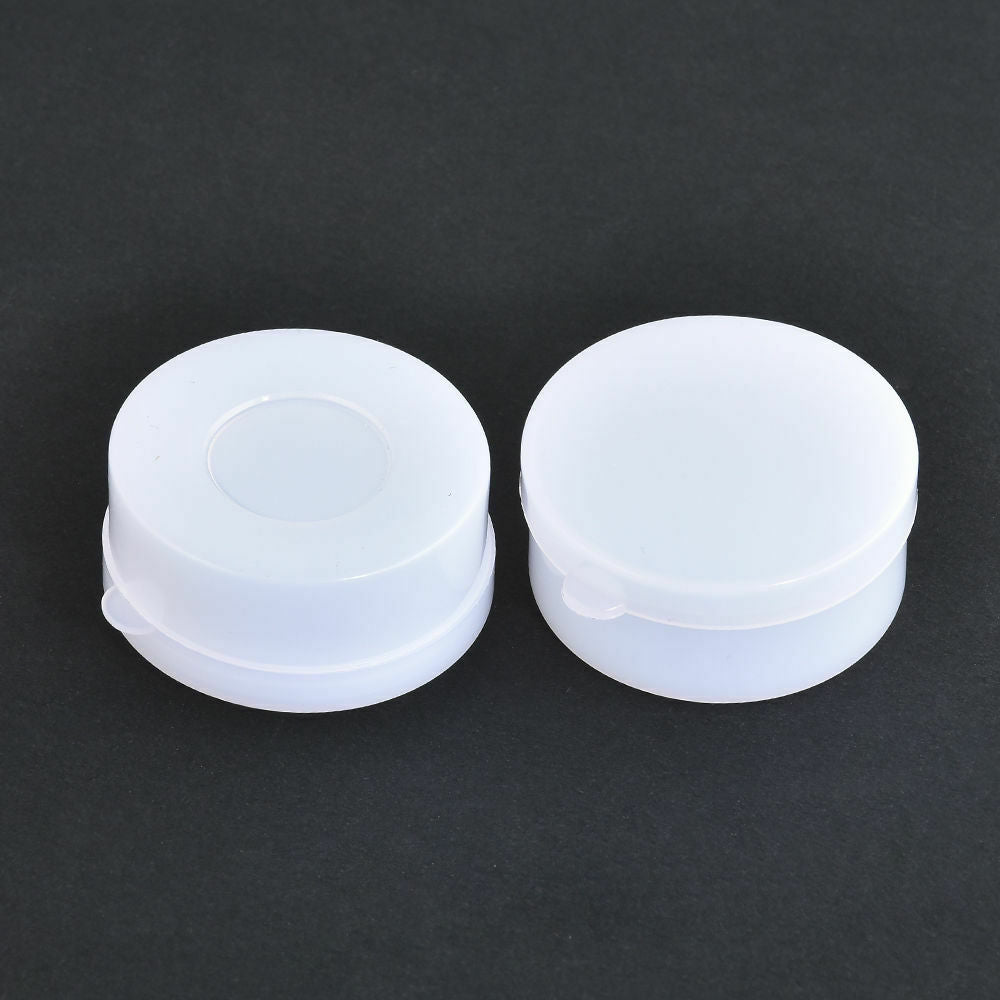 50Pcs 10Grams Cosmetic Empty Sample Small Containers Jar Makeup White