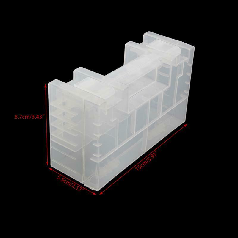 Plastic Case/Organizer/Holder/Container Battery Storage Box for AAA 9V Battery