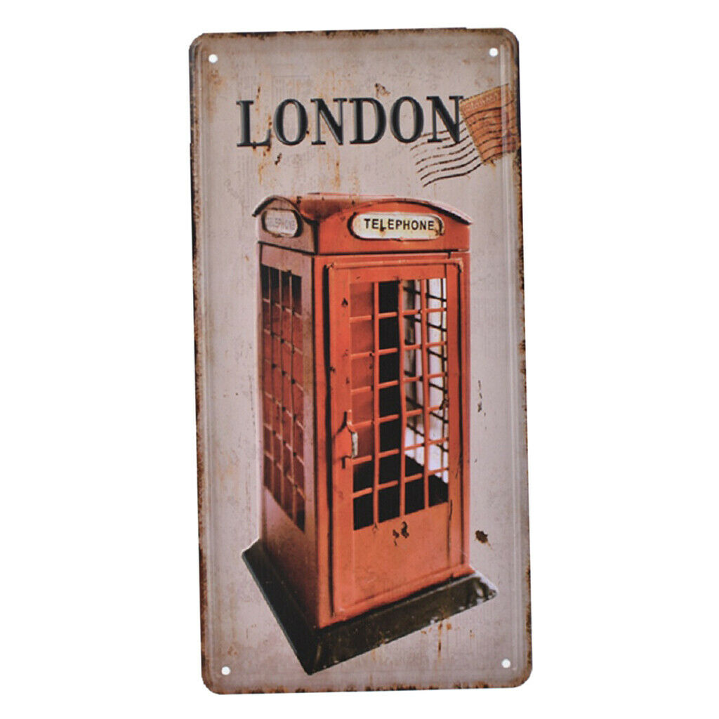 Various Retro Tinplate Metal Sign Wall Metal Plaque Bar Coffee Shop Decor C