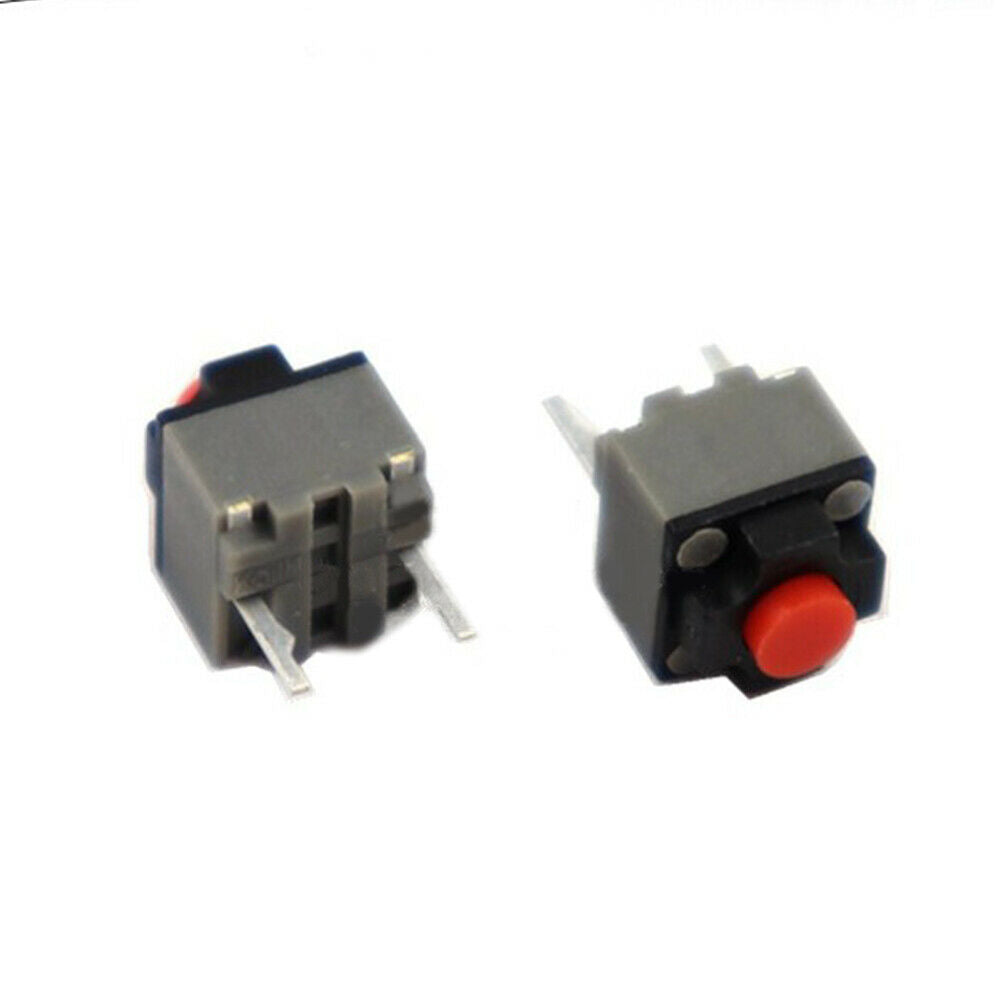 10 x Micro Mute Button Mouse Switch Silent Wired Wireless Mouse Switch 6x6x7.3mm