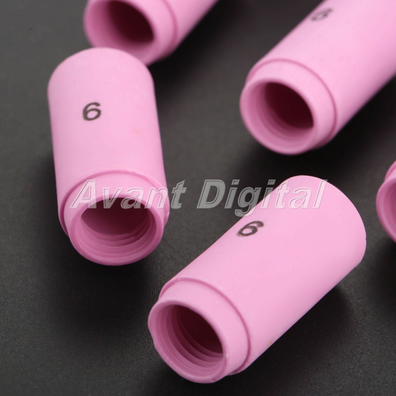 10PCS TIG Welding Ceramic Cup Nozzle 13N10 #6 Torch 9 20 3/8" Orifice Accessory