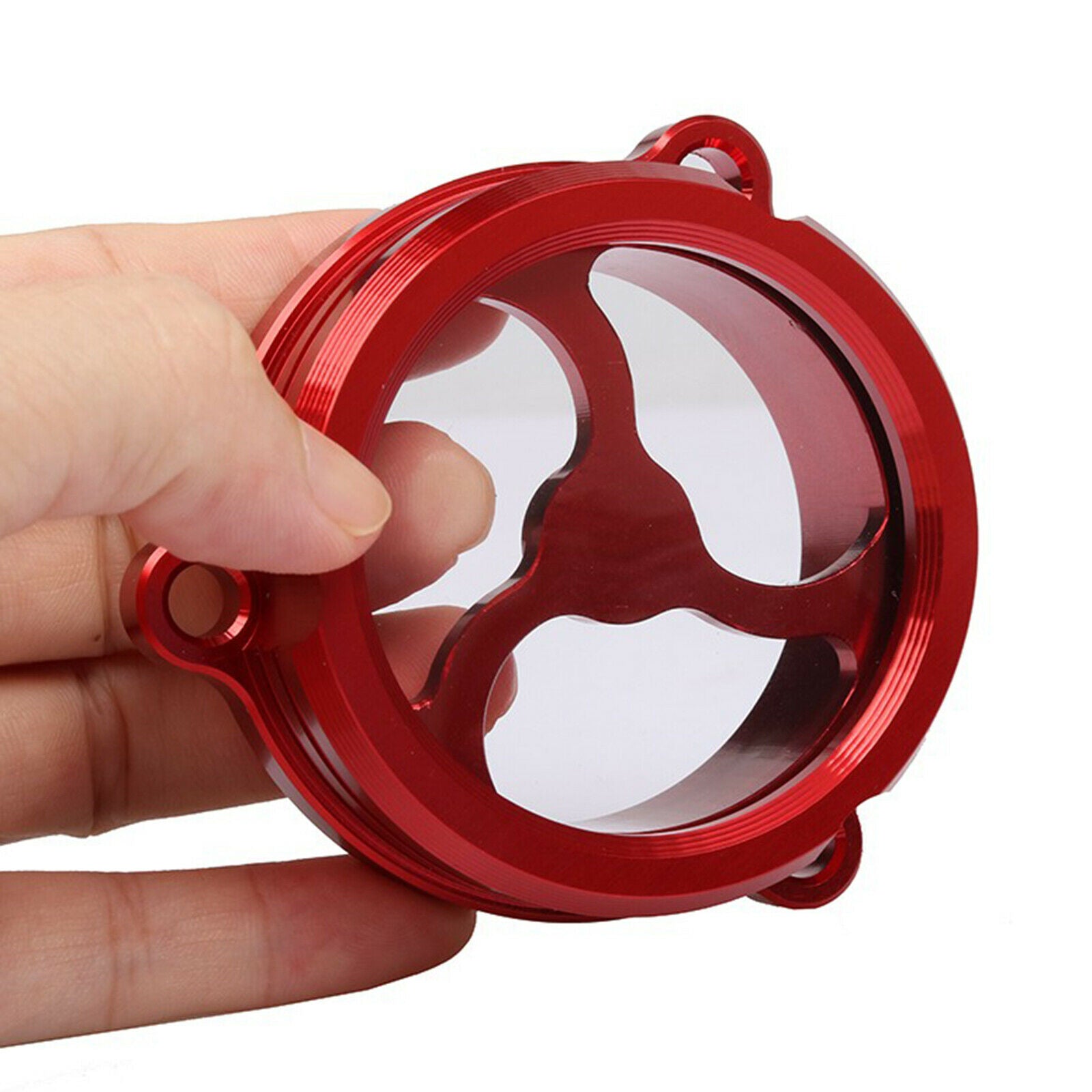 Engine Oil Filter Cover Plug Motorcycle Fuel filter Caps For CFMOTO CF Red