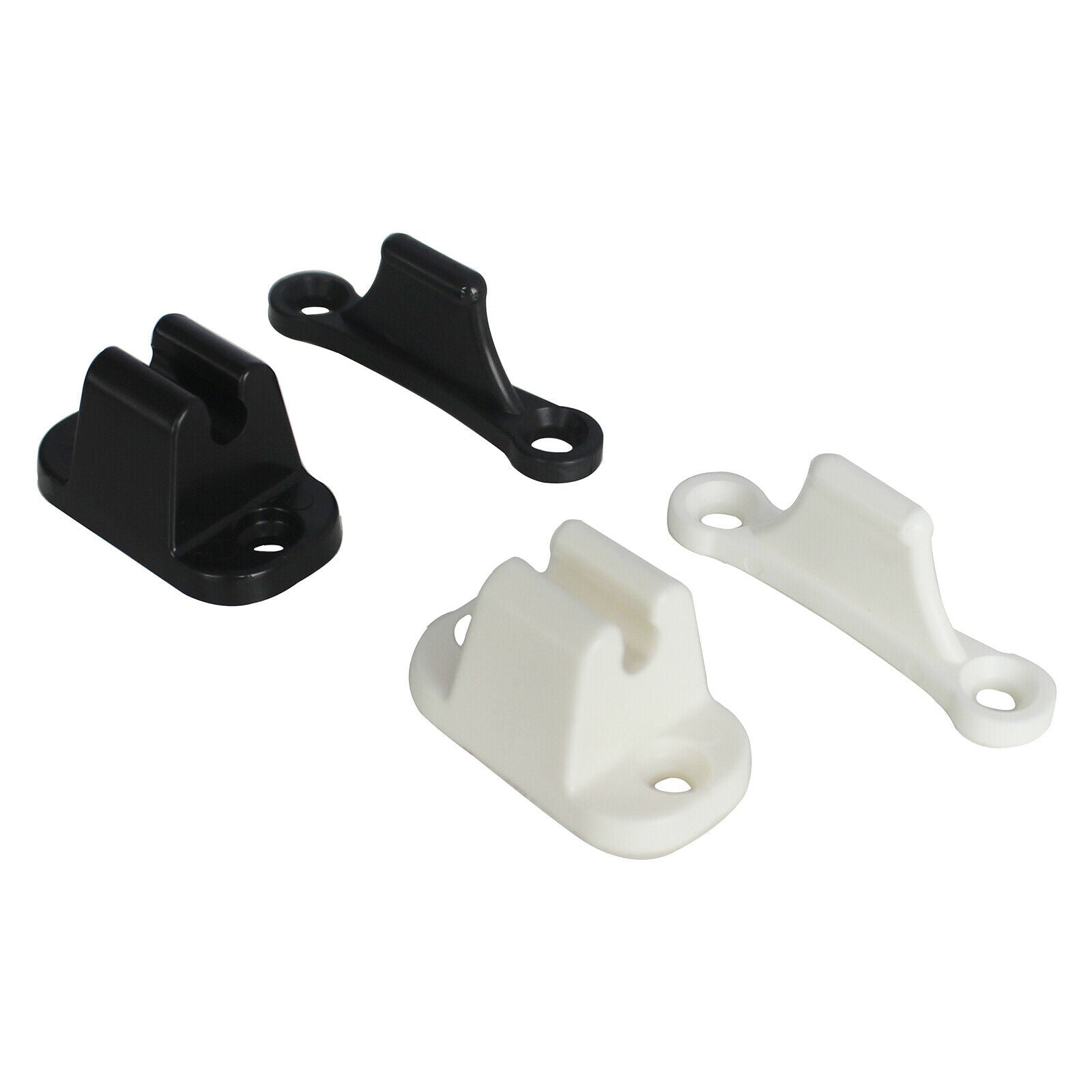 Nylon Door Stop Retaining Catch Latch Holder for Camper RV Boat Black