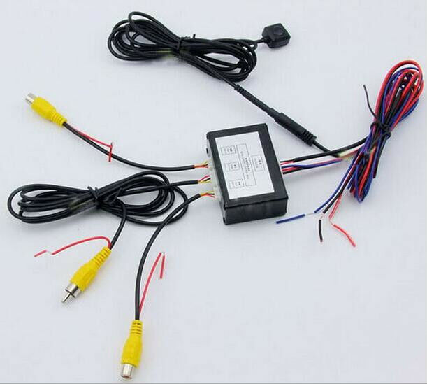 Universal Car Front Rear Parking View Camera Video Switch 2 Channel Control Box