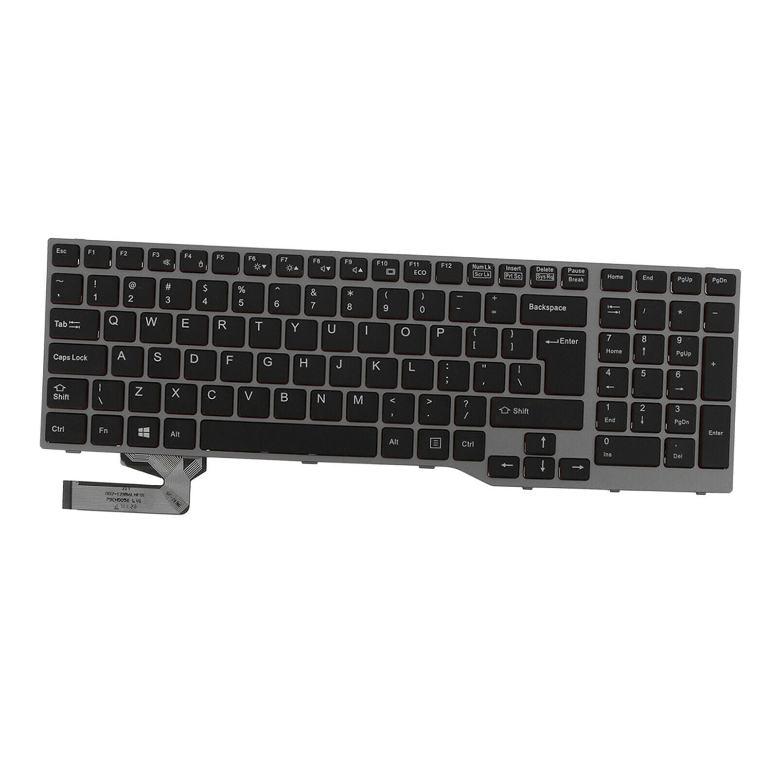 High Quality US Laptop Replacement Keyboard for Fujitsu Lifebook E753 Black