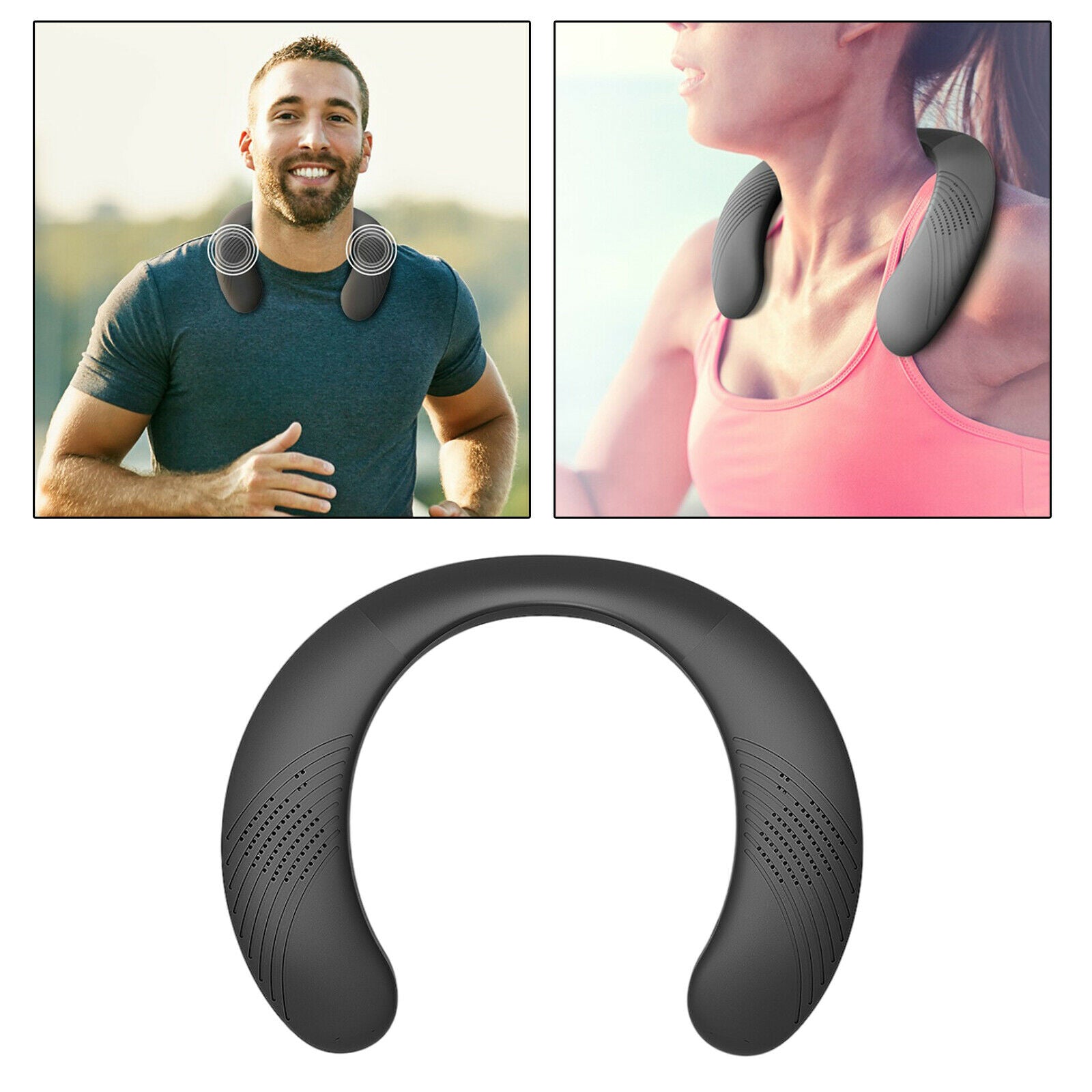 Neckband Bluetooth 5.0 Headphone Speaker Lightweight Portable Headset Hiking