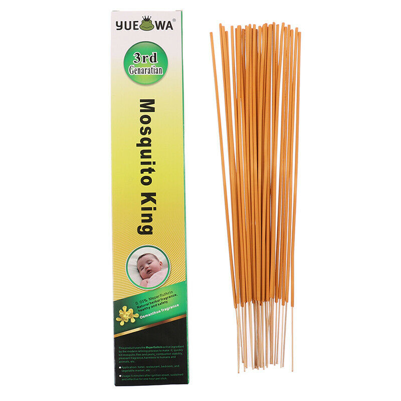 Non Toxic 100% Organic Repellent Mosquito Killer Sticks Outdoor Camping Fish_DD