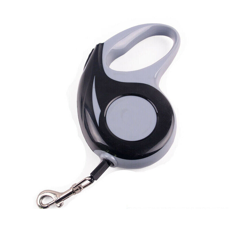 5M Automatic Retractable Pet Dog cat Leash Traction Rope Lead Chain Rope Black
