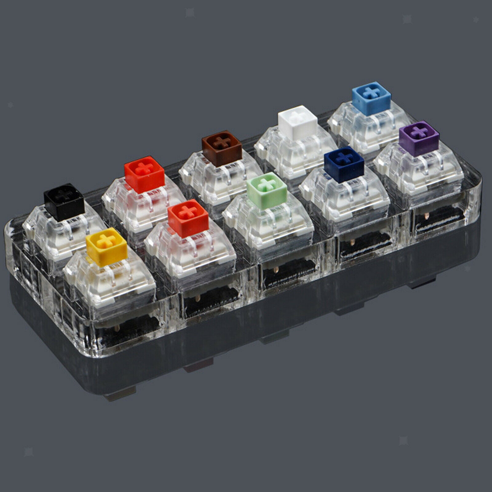 10Keys Mechanical Keyboard Switch Tester Sampler Testing Tool for Kailh BOX