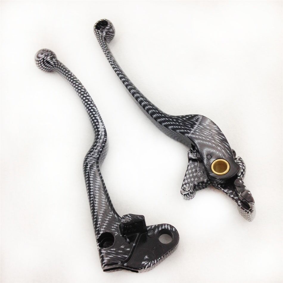 New Carbon Brake Clutch Hand Levers For Suzuki Gsxr 600 750 1000 Tl1000S