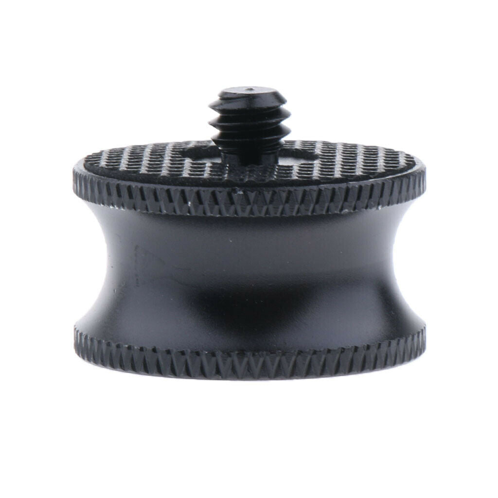 2 Piece 1/4 Male to 3/8 Female Screw Adapter Plate Converter for Camera Tripod