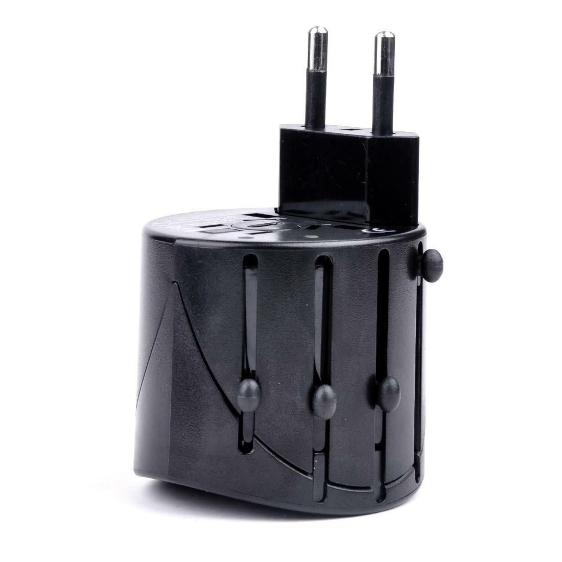 1PCS Universal Power Plug Adapter Four Plug Types Interchangeable AC 240V / 120V