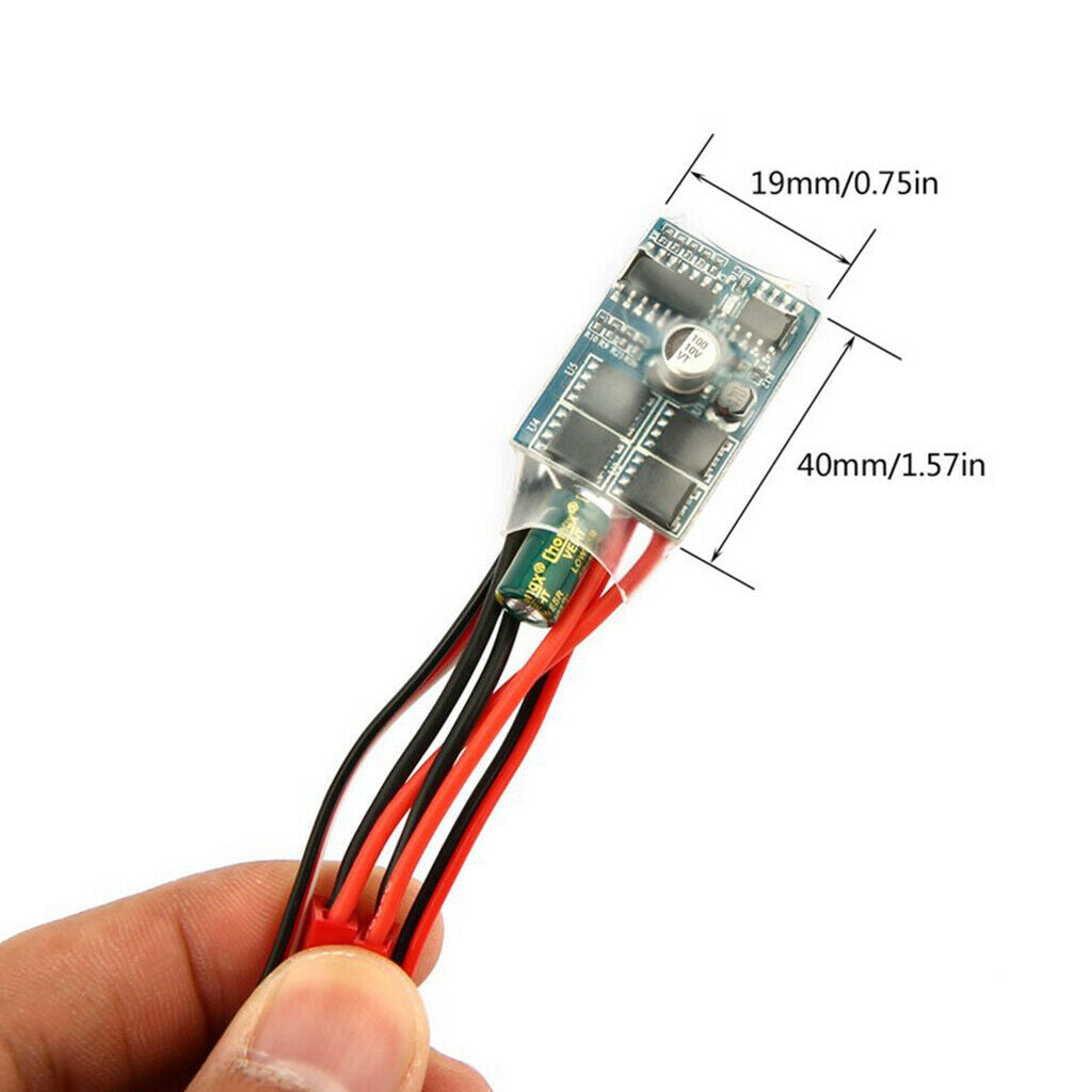 30A Brushed ESC, RC Car/Boat Motor Speed-control, with Reverse & Brake, Built in