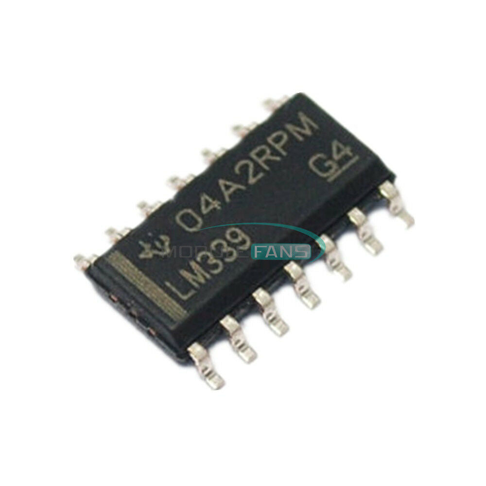 10PCS IC LM339 SOP-14 LM339 339 SOP14 TI POWER QUAD VOLTAGE COMPARATORS