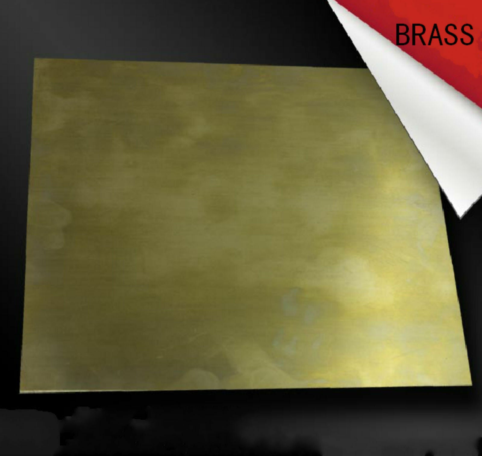 2mm x 100mm x 200mm Brass Metal Sheet Plate  1pcs