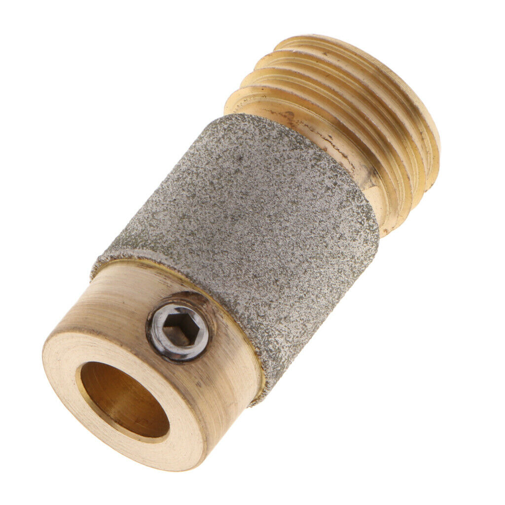 Stained Glass Grinder Head Bits Diamond Grinding Wheel Brass Core for Stone