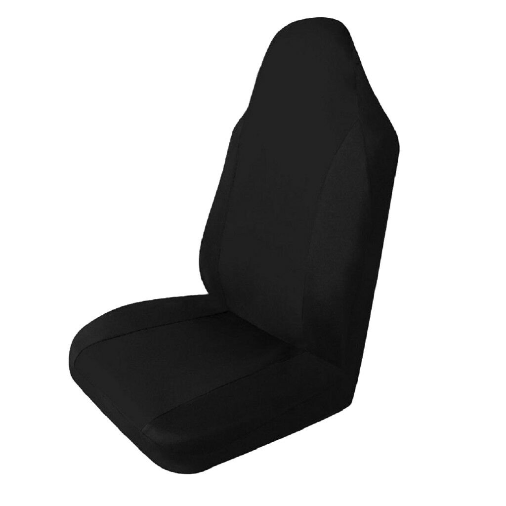 Universal Car Front Single Seat Cover Breathable Pad Mat Cushion Black