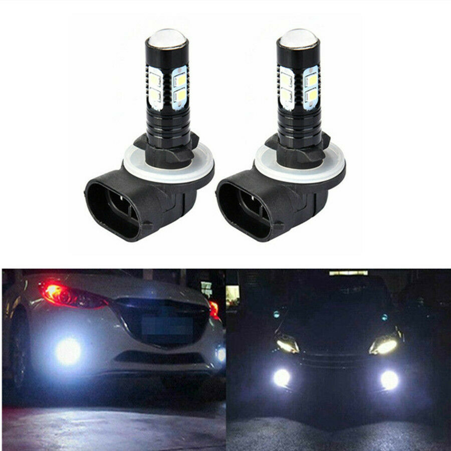 1Pair 881 LED Fog Light Driving Bulb 300 400 450 500 550 570 600 700 Xenon 7500K