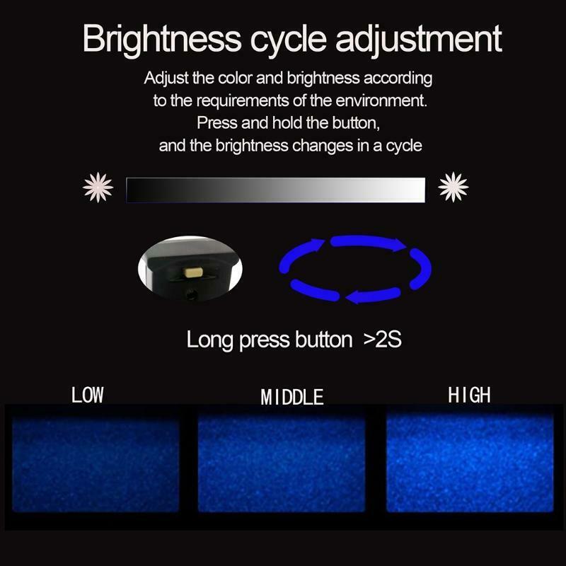 Mini USB LED Night Lamp 8 Color RGB Atmosphere Lamp USB Ambient Light