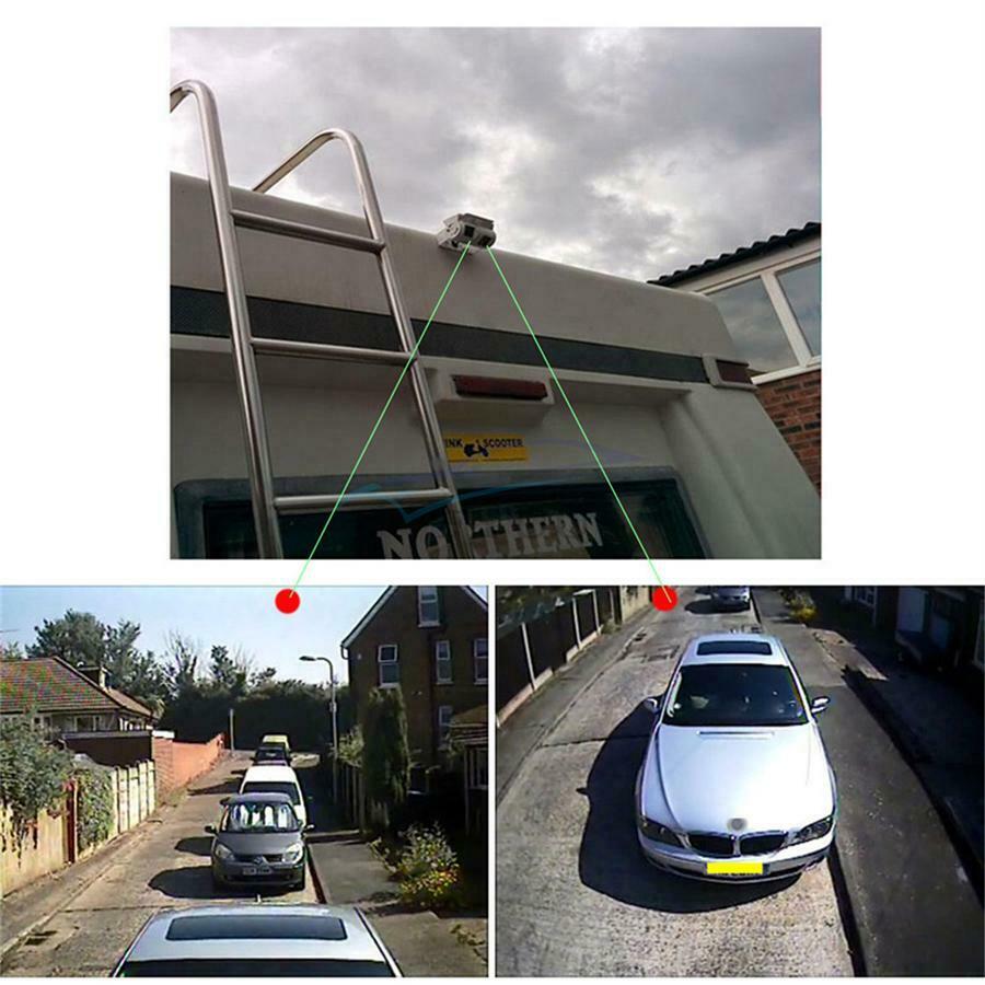 1× CCD Sensor 120° & 90° Vehicle IR LED Dual Lens Reversing Camera For Truck Bus