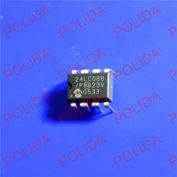 10PCS IC MICROCHIP DIP-8 24LC08B/P 24LC08B
