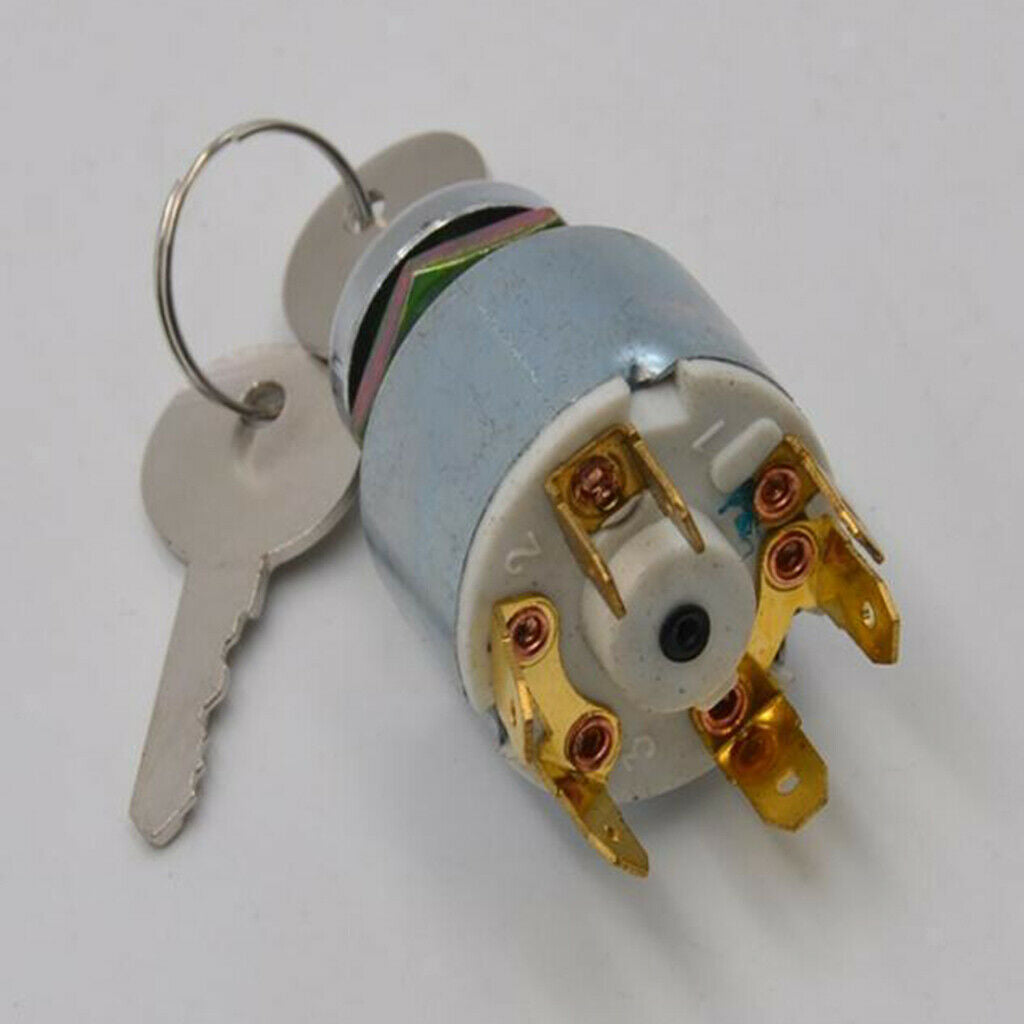 Key Switch Ignition Barrel And 2 Keys 12V