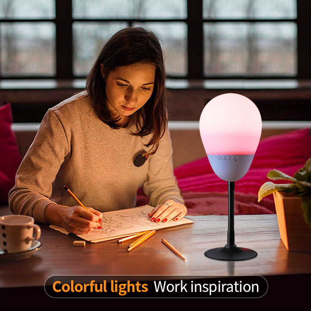 Bluetooth Sound Speaker Decompression Release Pressure Bedside Colorful Lights