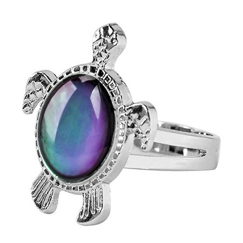 Mood Turtle Ring Color Change Emotion Feeling Rings Temperature Control Birthday
