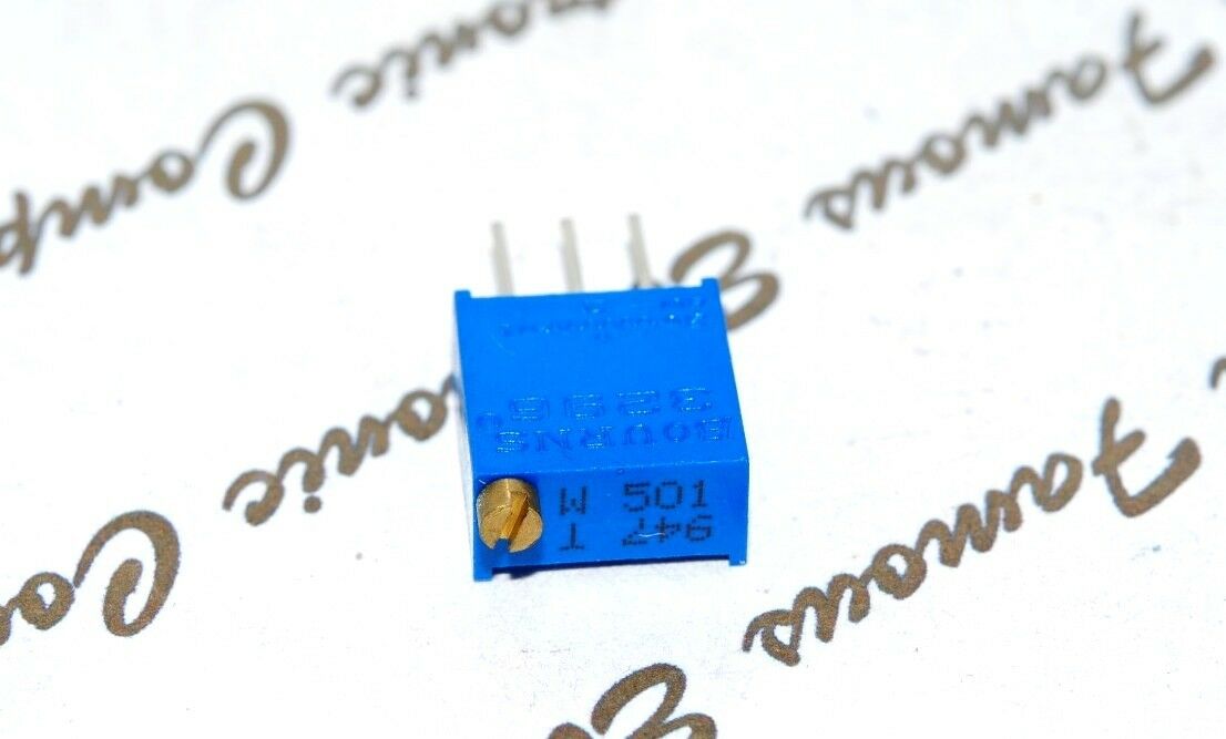 2pcs-BOURNS 1M 3296W-1-105LF Multiturn 25 Turns Potentiometer / Trimmer