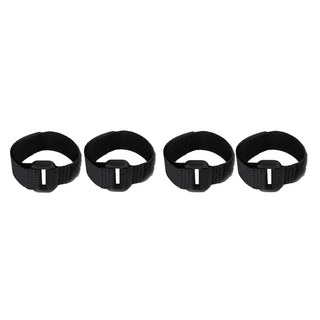 4pcs Chicken Collar Prevent Rooster from Screaming for Duck Goose Black