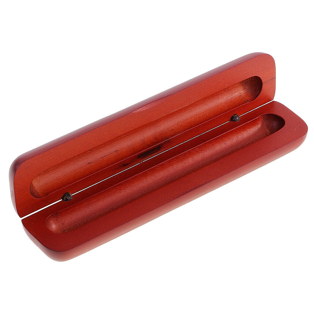 Rosewood Pencil Case Holder Fountain Pen Storage Box Container for Kids Friends
