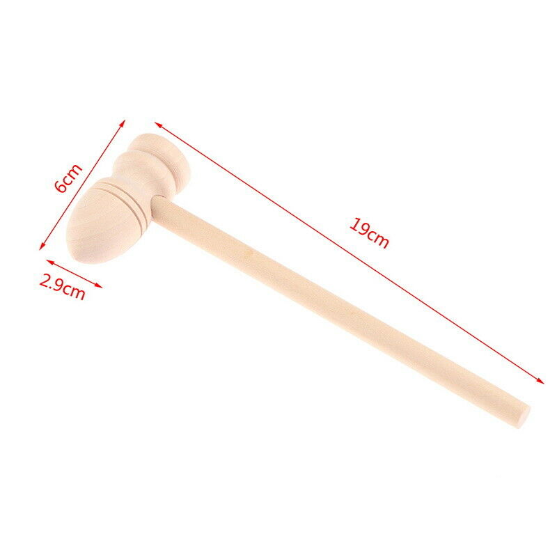 3Pcs Wooden Hammer Mallet Carving Tool Leather Craft Jewelry Making Hammer TBDA