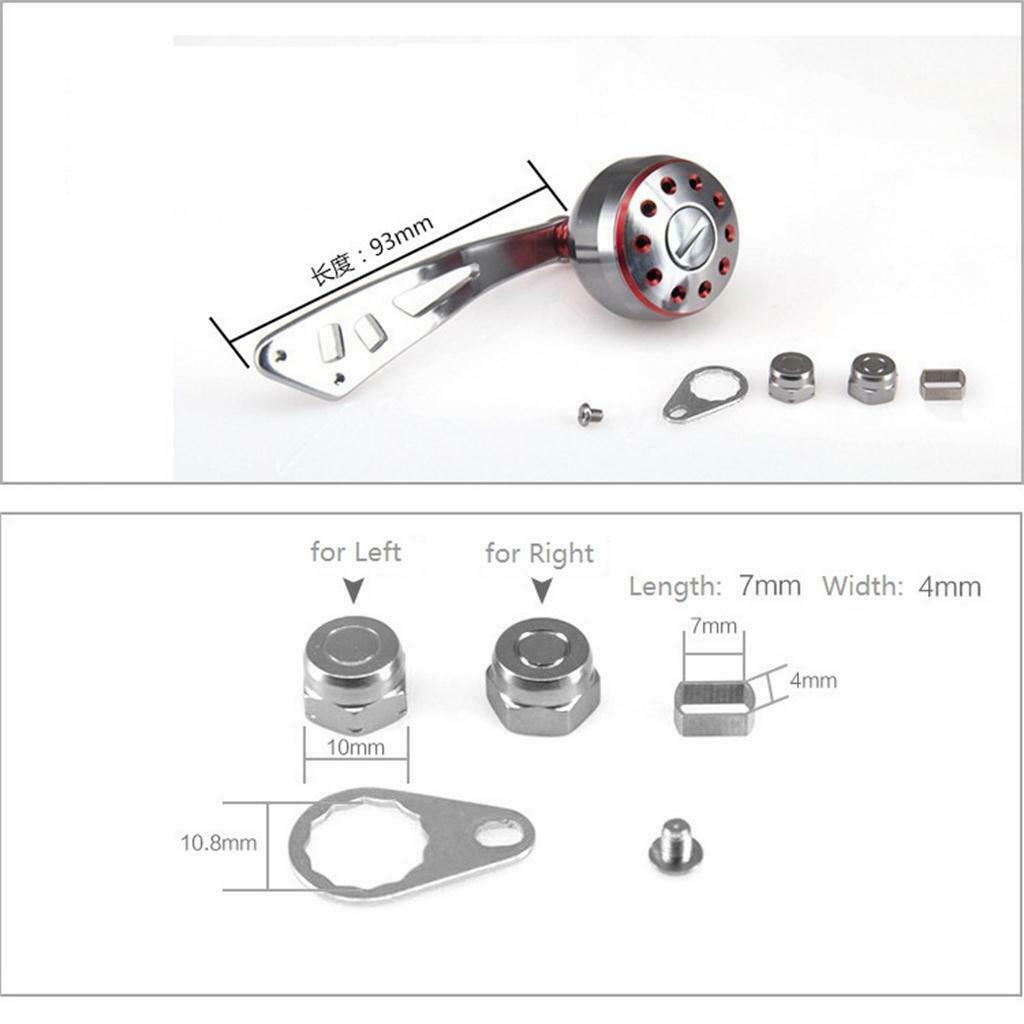 Full Metal Fishing Reel Handle Ball Knob with Handle for S/D/A   Reel