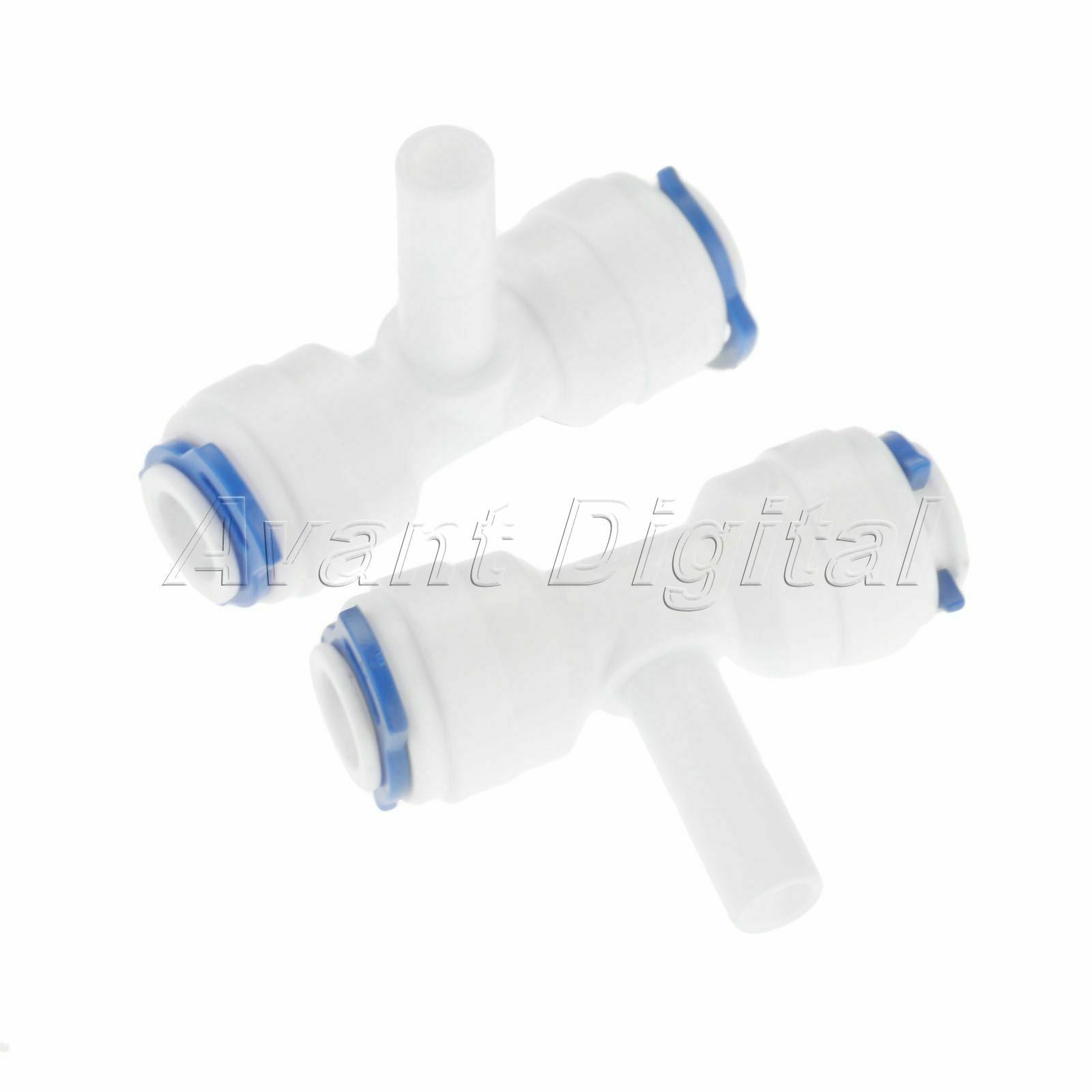 5pcs T Shape Tee Water Filter Connector Reverse Osmosis System Forting 1/4" Hose