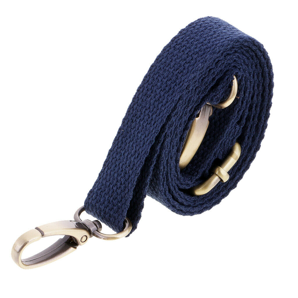 2x Canvas Adjustable Handbag Strap Replacements Bag Crossbody Bag 120cm